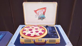 Destroy Evil Brainwashing Pizza Turntables - Fortnite TMNT Quests
