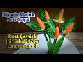 HIASAN TUMPENG BUNGA ANTHURIUM LUCU BANGET// CUCUMBER AND CARROT GARNISH