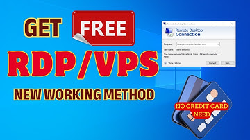 Get FREE  Windows RDP Create  | VPS/RDP From  Fast Internet Speed 🌐 | Full Admin  Access ✅