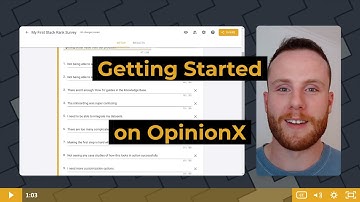 How to use OpinionX (60 Seconds Explainer)