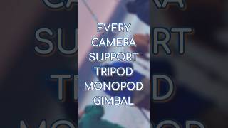 Every Camera Support Shown (Tripods, Monopods, Gimbals) #photography #cameragear #photographybasics