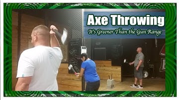 Axe Throwing is Greener than the Gun Range