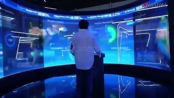 JR VISUAL Starlink P3,9mm transparent LED Cylinder in iktva 2025