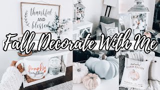 FALL DECORATING IDEAS 2020| LIVING ROOM + ENTRYWAY FALL DECOR| DECORATE WITH ME| EARLY FALL DECOR