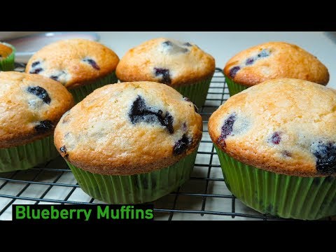 How To Make BLUEBERRY MUFFINS