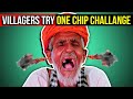 Villagers Face Ultimate Spicy Torture: One Chip Challenge Gone Wild! Tribal People Try