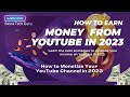 How to Earn Money Online from YouTube in 2023 | YouTube Partner Program | Basra Tech Guru