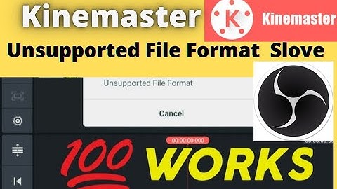 Kinemaster Unsupported Resolution Problem Fix ||  Unsupported Video All Problem Solved In Kinemaster