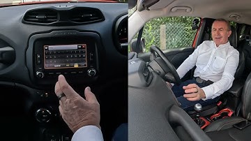 How to set the sat nav system in a 2015 Jeep Renegade