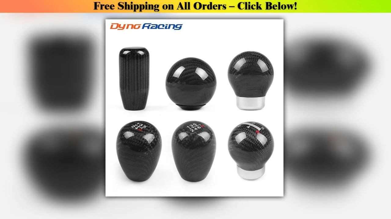 Racing Real Carbon Fiber Gear Shift knob Manual Transmission Shifter Lever Knob Round Ball Shape Ha