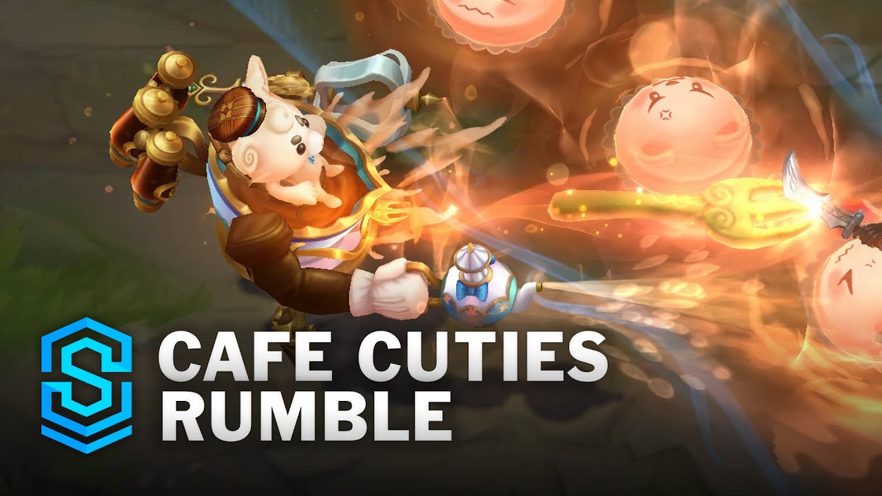 Cafe Cuties Rumble Skin Spotlight - Pre-Release - PBE Preview - League of Legends