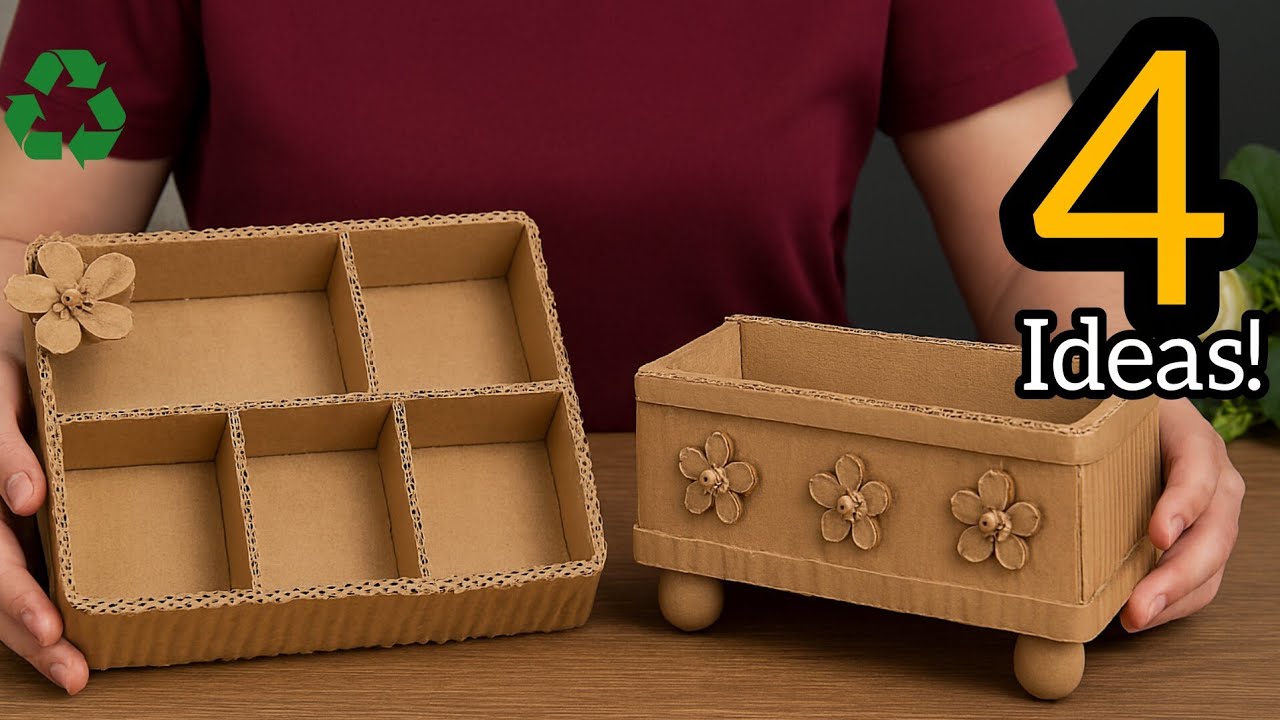 4 Amazing Cardboard Ideas — The Last One Looks Unreal! 🤯🔥