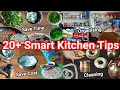 20 kitchen tips  tricks  useful cooking tips  beginner hacks  small kitchen organisation tips