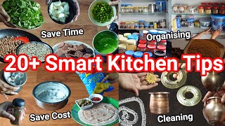 20+ Kitchen Tips & Tricks - Useful Cooking Tips & Beginner Hacks | Small Kitchen Organisation Tips