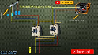 ,Wiring Home, Automatic Changeover Switch, 3Phasecontactor