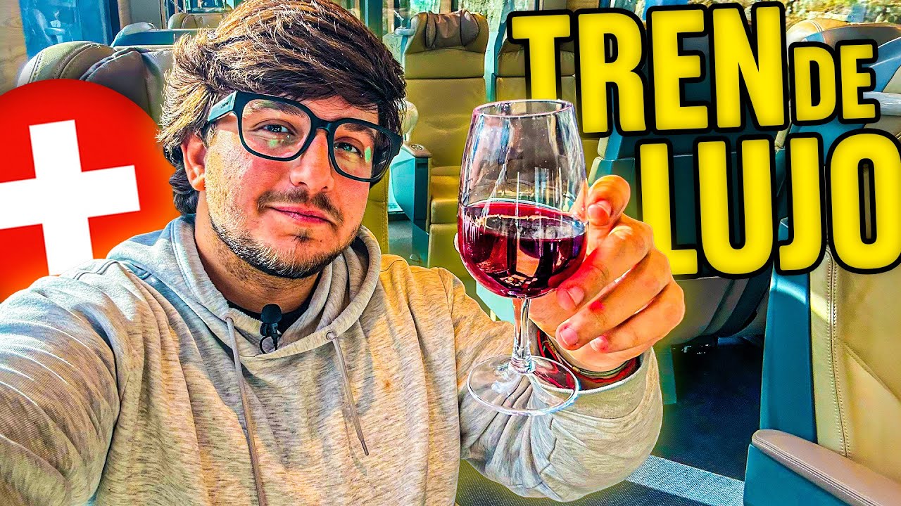 Así es el TREN MÁS LUJOSO de SUIZA 🇨🇭 | ¿Vale la pena pagar tanto?