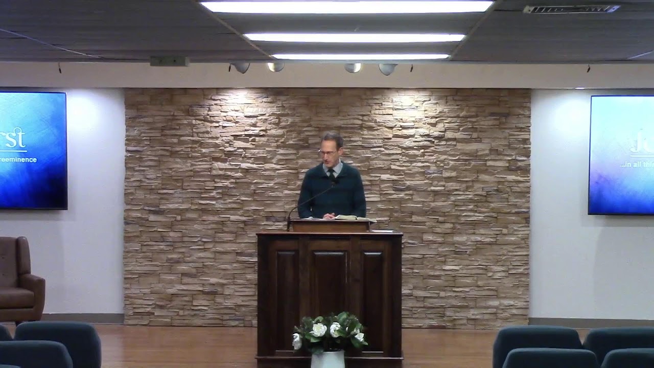 Wednesday Evening Service - Pastor Gil Tartaglino