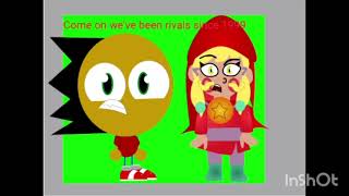 Hezeki vs Mustache Girl Introductions (Comic by HezekiProject)
