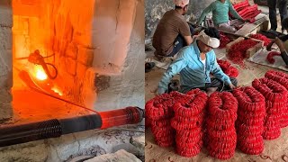 India की Sabse ज़्यादा Khatarnaak Industry😱😱 Bangle Making Firozabad | Unique Indian Videos