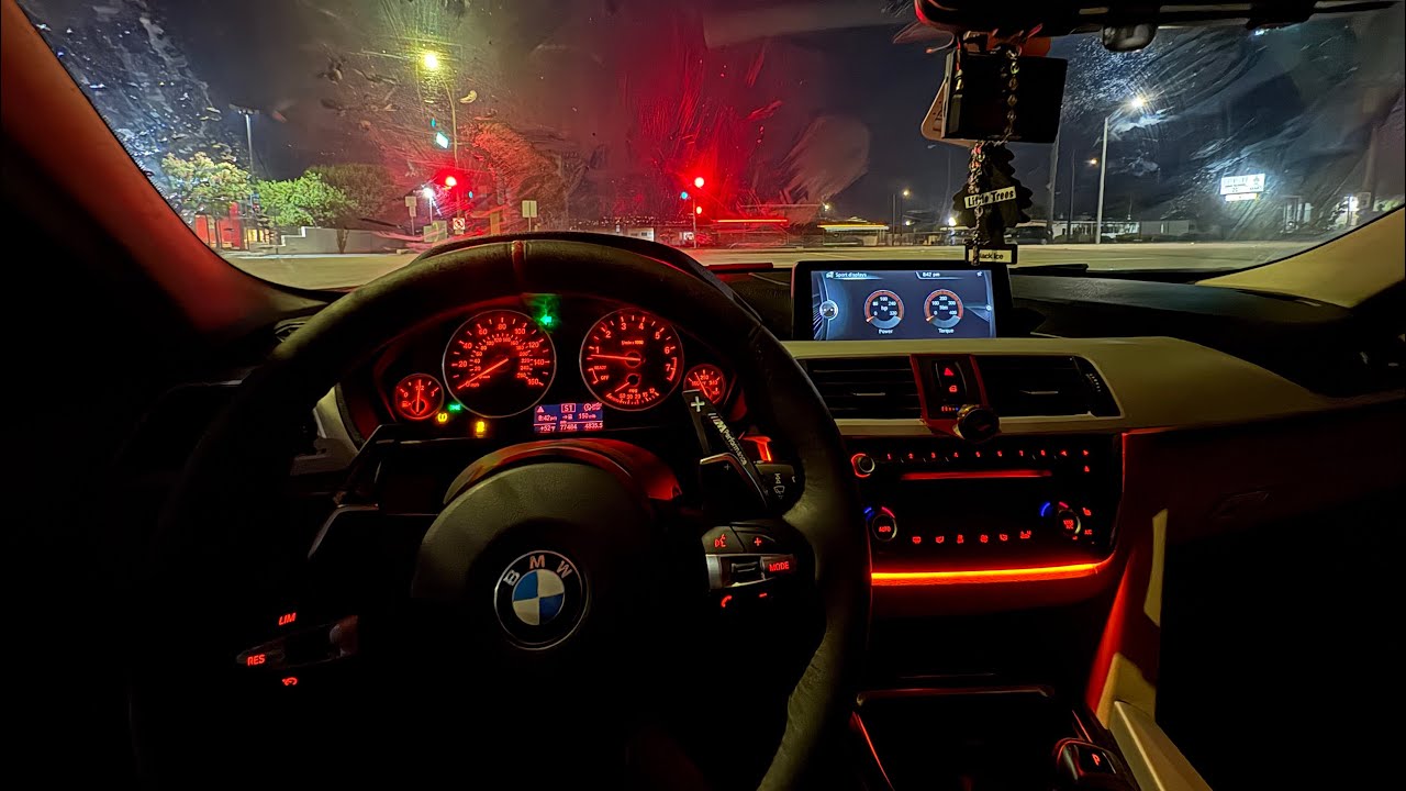 F30 328i Night Drive POV + Turbo Flutter