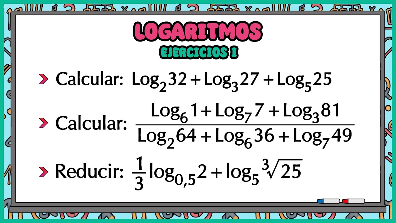 Ejercicios resueltos de Logaritmos parte I
