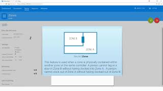 Access Portal 3 0   Anti passback zone configuraton