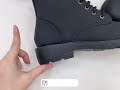 Material瑪特麗歐 【全尺碼23-27】女鞋 靴子 MIT率性綁帶馬丁短靴 T52963 product youtube thumbnail