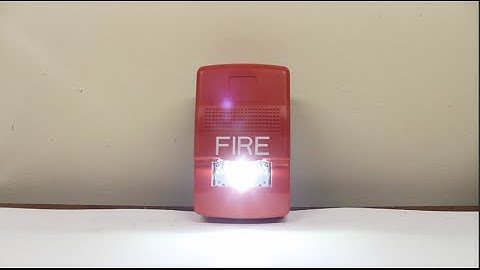 Edwards GL1RF-VMC (LED Genesis) Fire Alarm Test