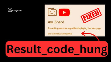 Error code : Result_code_hung – How to fix | Result_code_hung fix on YouTube