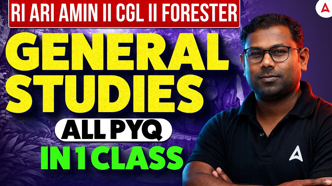 RI ARI AMIN, CGL, Forest General Studies Previous Year Questions | GS by Ashok Sir