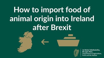 How to Import Food of Animal Origin into Ireland after Brexit