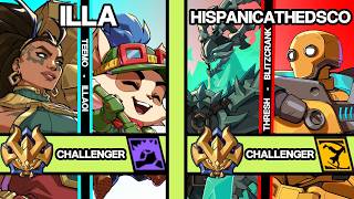 NEW PATCH 2XKO ▰ ILLA YT (Teemo-Illaoi) vs HISPANICATHEDSCO (Thresh-Blitzcrank) ▰ 2XKO Pro Replays