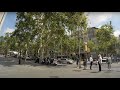 BARCELONA - Avinguda Diagonal from Passeig de Gràcia to Plaça de Francesc Macià