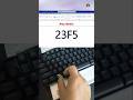23F5 keyboard trick for play symbol | #windows #asmr