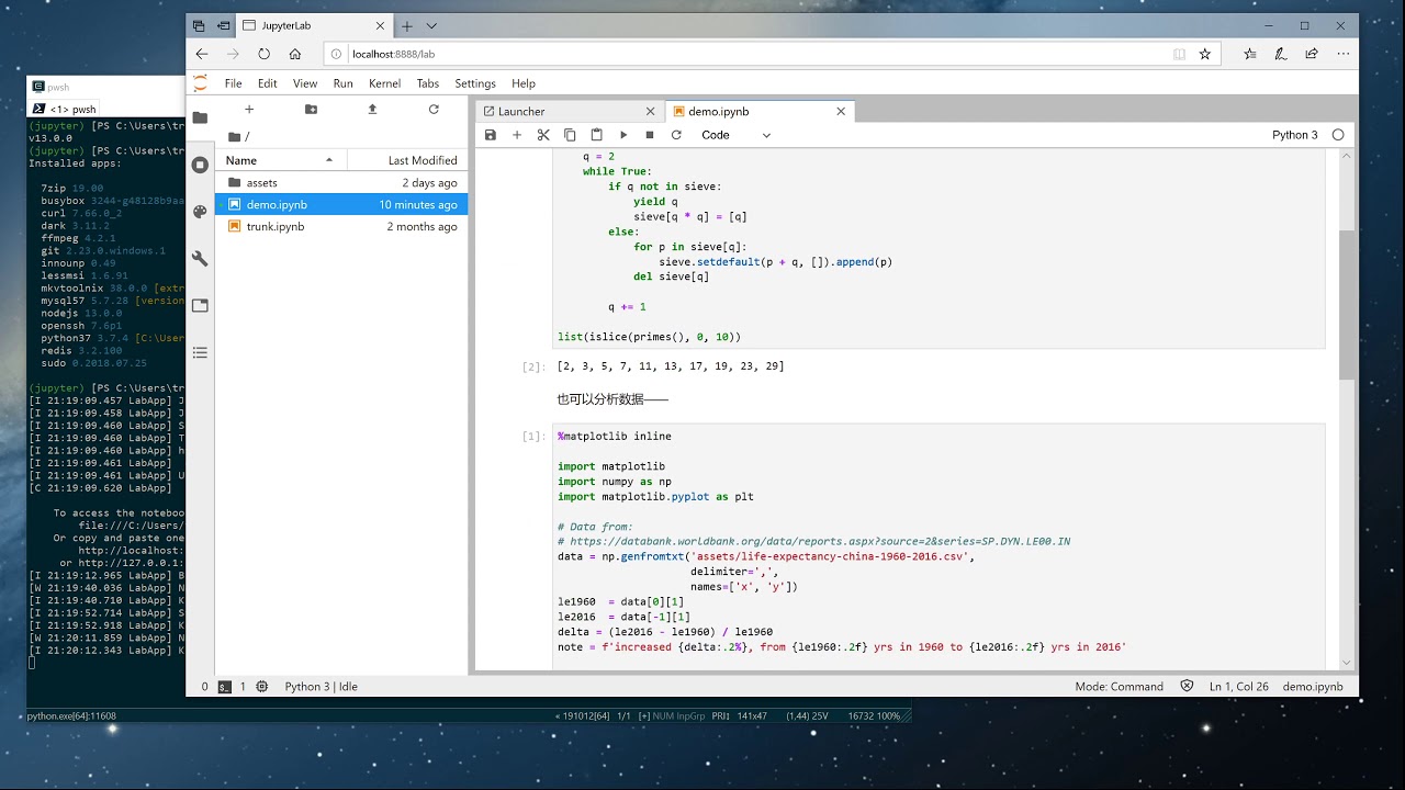Side Lecture 3 Jupyter Lab Tips YouTube