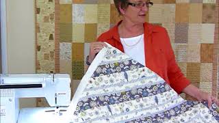 How to make Garden Path Quilt Part 2 of 2 - Quilting Tips & Techniques 222