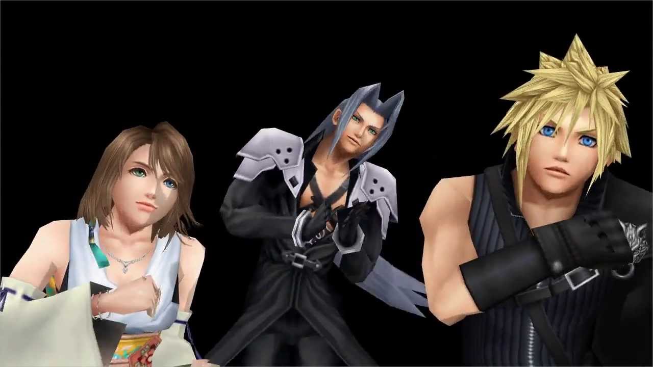 final fantasy cloud and yuna
