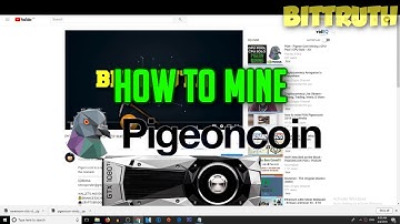 HOW TO MINE PIGEONCOIN|#Tutorial