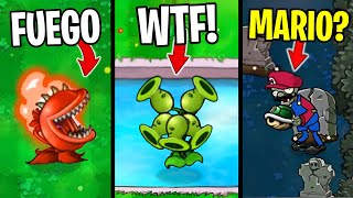 LANZAGUISANTES MUTANTE, MARIO ZOMBIE y MÁS! Review de Mod! Plants Vs Zombies It's About Uhh... pt.3