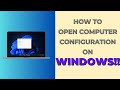 How to Open Computer Configuration in Windows 11