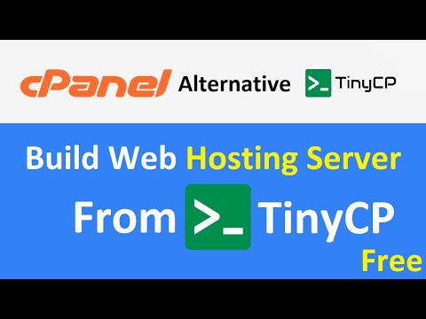 How to Build Web Hosting Server from TinyCP at home - Free cPanel Alternative