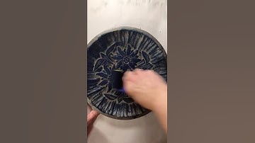 Printing found objects - Printing a cast plate