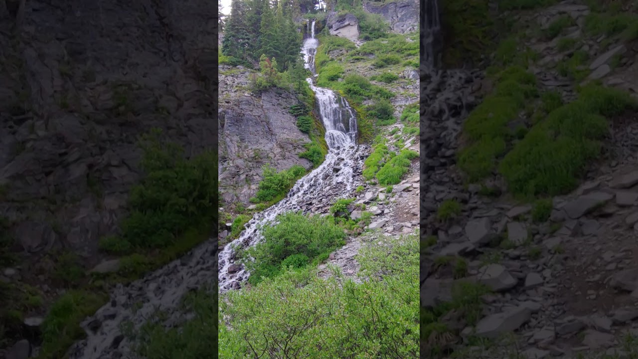 Water fall at Crater Lake Oregon
