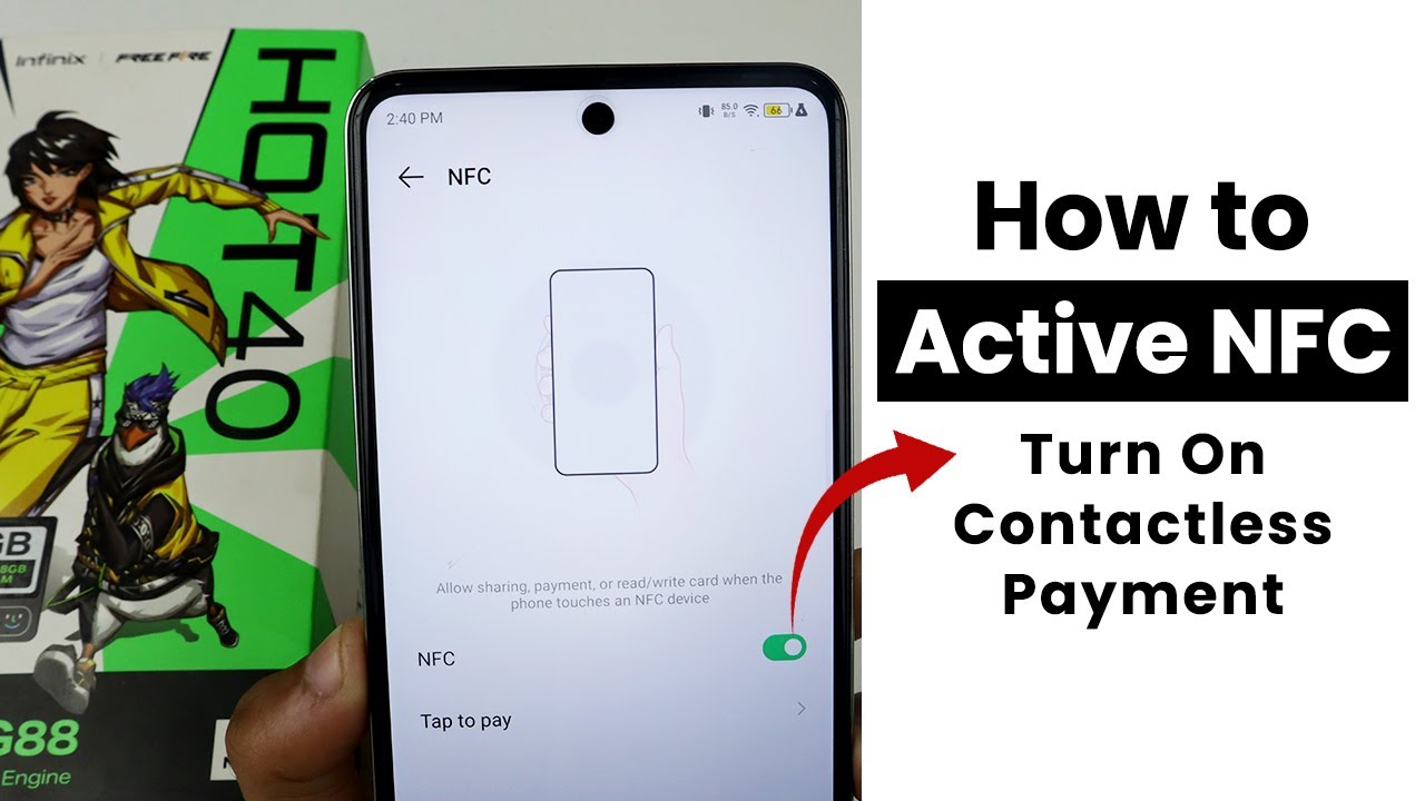How to Active NFC In Infinix Hot 40 | Turn On Contactless Payments ...