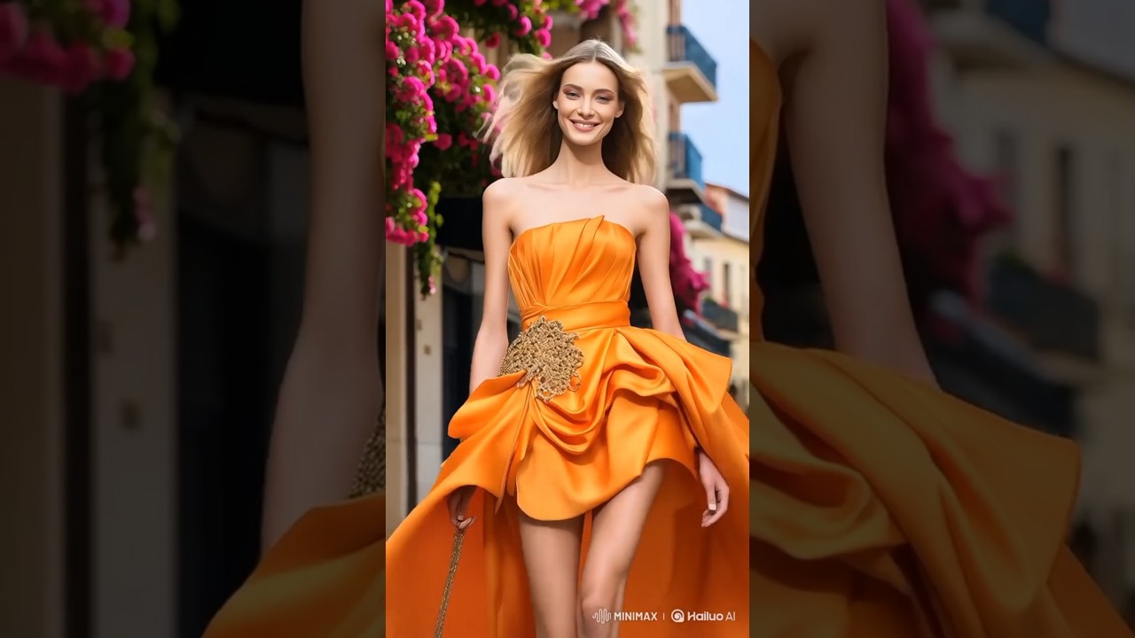 Evening Elegance 🔥💛🌸✨ 