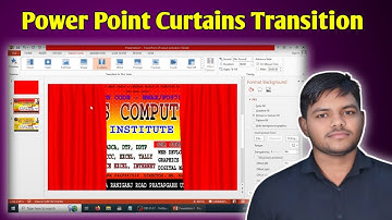 How to Add Curtains Transitions Animation Effect in PowerPoint Slide. #powerpoint