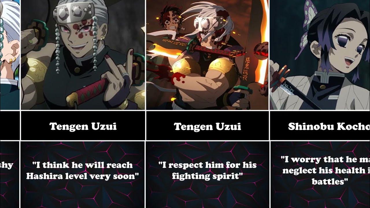 What Every Hashira Thinks About Tanjiro Kamado - YouTube