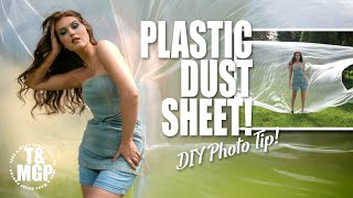 Using a Plastic Dust Sheet as a Background! | Take & Make Great Photography with Gavin Hoey