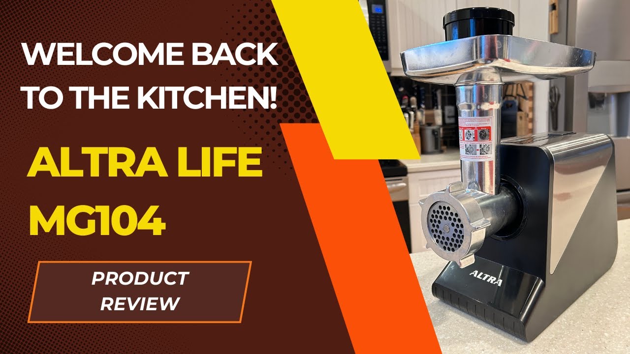 Altra Life MG104 Electric Heavy Duty Meat Grinder Review.  Ten pounds per minute?  We'll see!