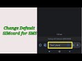How To Change Default SIMcard For SMS In Redmi Note 10 Or Other Andriod Smartphone How To Change Default SIMcard For SMS In Redmi Note 10 Or Other Andriod Smartphone
